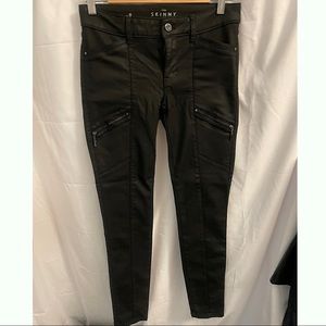 WHBM skinny moto jeans SZ 0